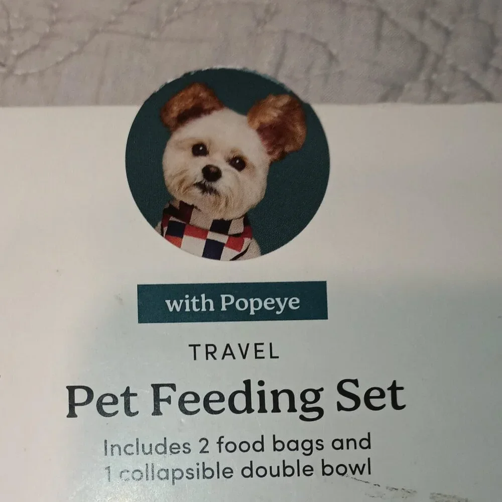 NEW Pet Travel Food Set - The Cuddle Collab with Popeye
